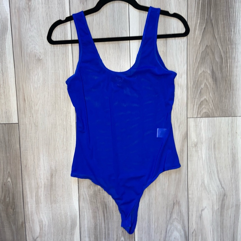 Royal Blue Mesh Bodysuit